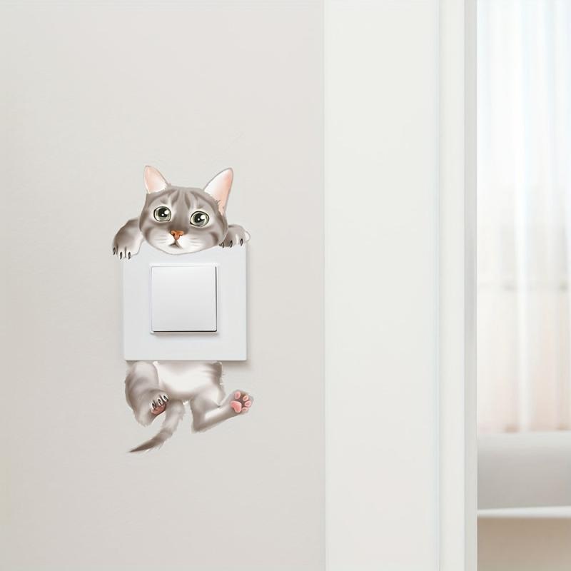 Cat Pattern Wall Sticker for Bedroom or Living Room Decor