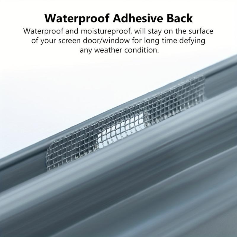 5pcs Indoor Insect Fly Mosquito Net Window Screen Repair Patch Adhesive Kit