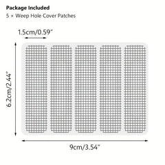 5pcs Indoor Insect Fly Mosquito Net Window Screen Repair Patch Adhesive Kit