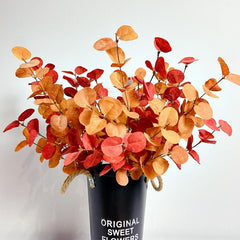 6pcs Artificial Eucalyptus Stems for Farmhouse Home Table Thanksgiving Decor