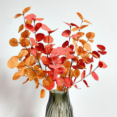 6pcs Artificial Eucalyptus Stems for Farmhouse Home Table Thanksgiving Decor