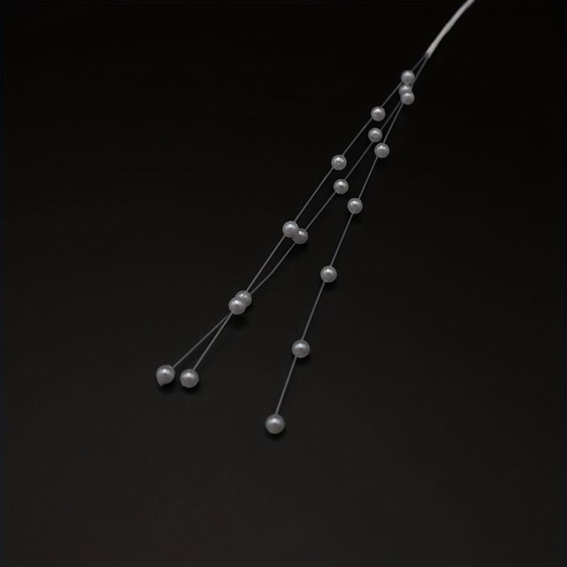 50pcs 4MM Pearl Sticks for Craft Bouquet Decoration DIY
