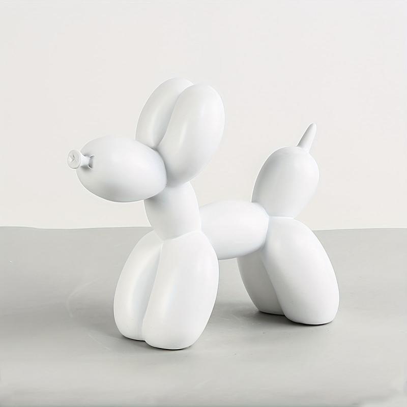 Resin Balloon Dog Statue for Home Decor - Ideal Cake Topper or Table Centerpiece