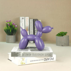 Resin Balloon Dog Statue for Home Decor - Ideal Cake Topper or Table Centerpiece