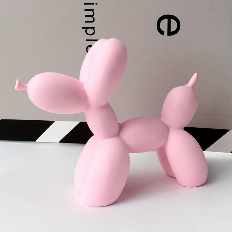 Resin Balloon Dog Statue for Home Decor - Ideal Cake Topper or Table Centerpiece
