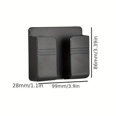Punch Mobile Phone Holder Wall Mount Stand Remote Control Organizer Storage Box