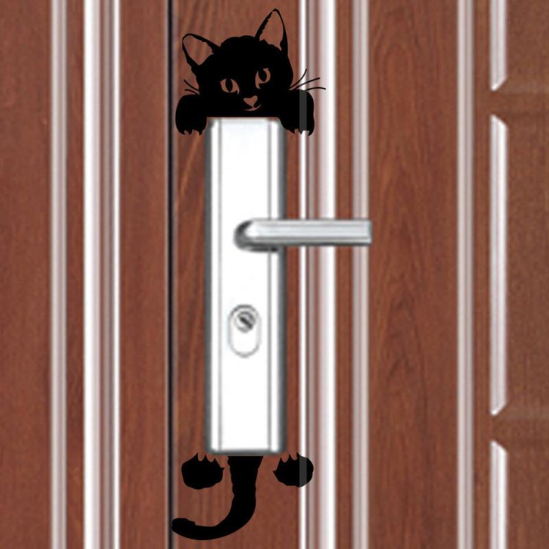 Waterproof Cat Wall Sticker Easy Peel Stick Backsplash Decals DIY Home Decor