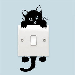 Waterproof Cat Wall Sticker Easy Peel Stick Backsplash Decals DIY Home Decor