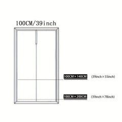 Rose Pattern Lace Curtain Door Screen Dustproof Kindergarten Room Decor