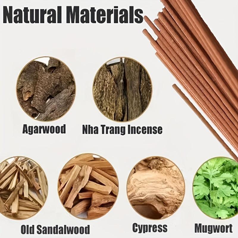 Laoshan Sandalwood Incense Sticks 40-Count Box