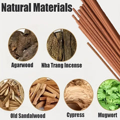 Laoshan Sandalwood Incense Sticks 40-Count Box