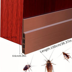 3pcs Door Bottom Sealing Strip Windproof Blocker for Soundproof