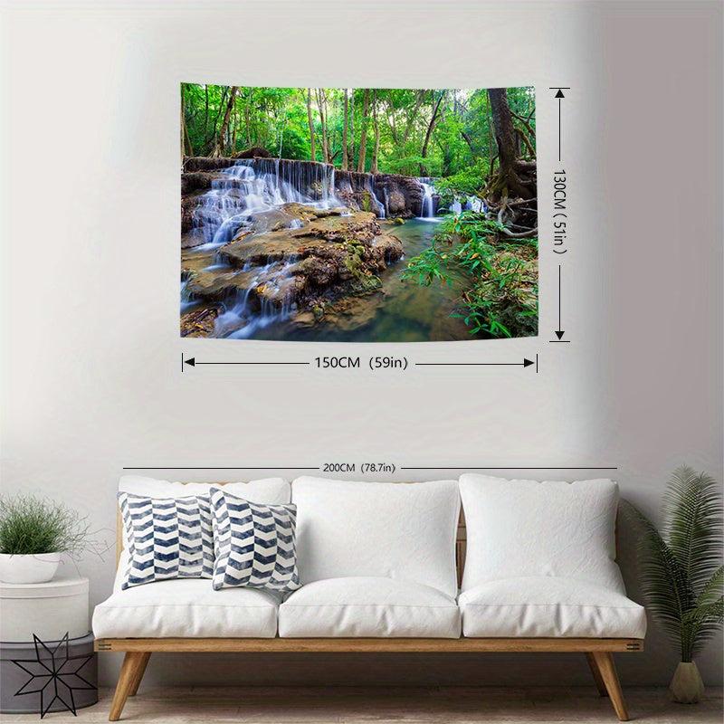 Forest Print Tapestry Wall Hanging for Home Decor