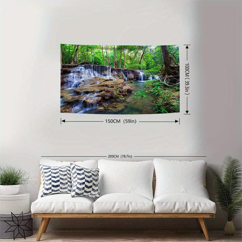 Forest Print Tapestry Wall Hanging for Home Decor