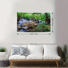 Forest Print Tapestry Wall Hanging for Home Decor