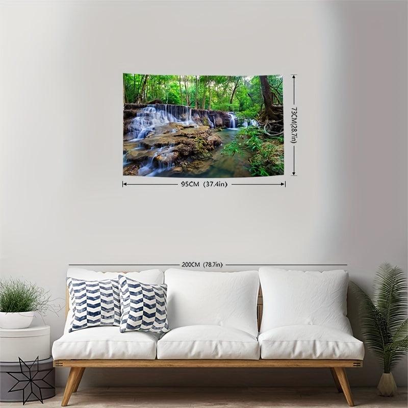 Forest Print Tapestry Wall Hanging for Home Decor