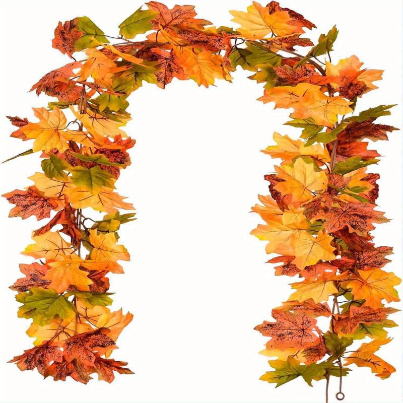 Autumn Maple Leaf Wreath for Indoor & Outdoor Decor