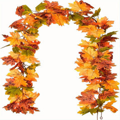 Autumn Maple Leaf Wreath for Indoor & Outdoor Decor