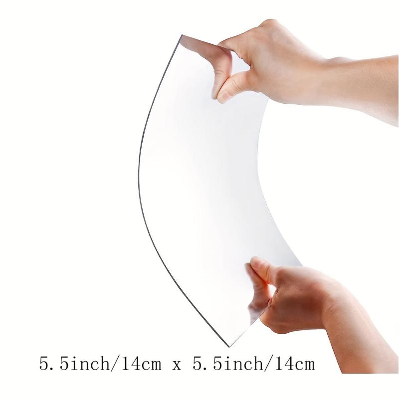 4PCS 35 X 40 Acrylic Mirror Wall Paste Self adhesive Mirror
