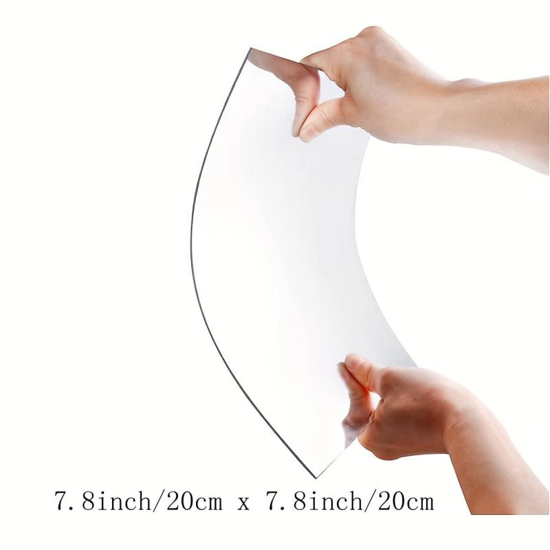 4PCS 35 X 40 Acrylic Mirror Wall Paste Self adhesive Mirror