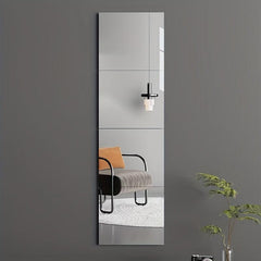 4PCS 35 X 40 Acrylic Mirror Wall Paste Self adhesive Mirror