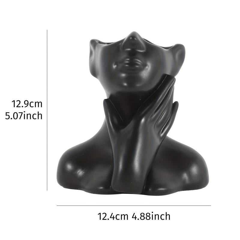 One Handed Face Armrest Vase for Home and Office