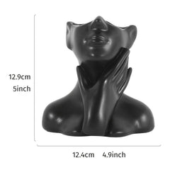 One Handed Face Armrest Vase for Home and Office
