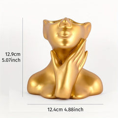 One Handed Face Armrest Vase for Home and Office