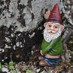 Cartoon Old Man Resin Dwarf Garden Decoration