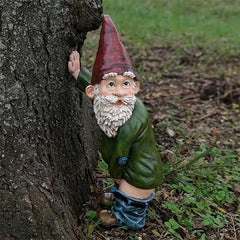 Cartoon Old Man Resin Dwarf Garden Decoration