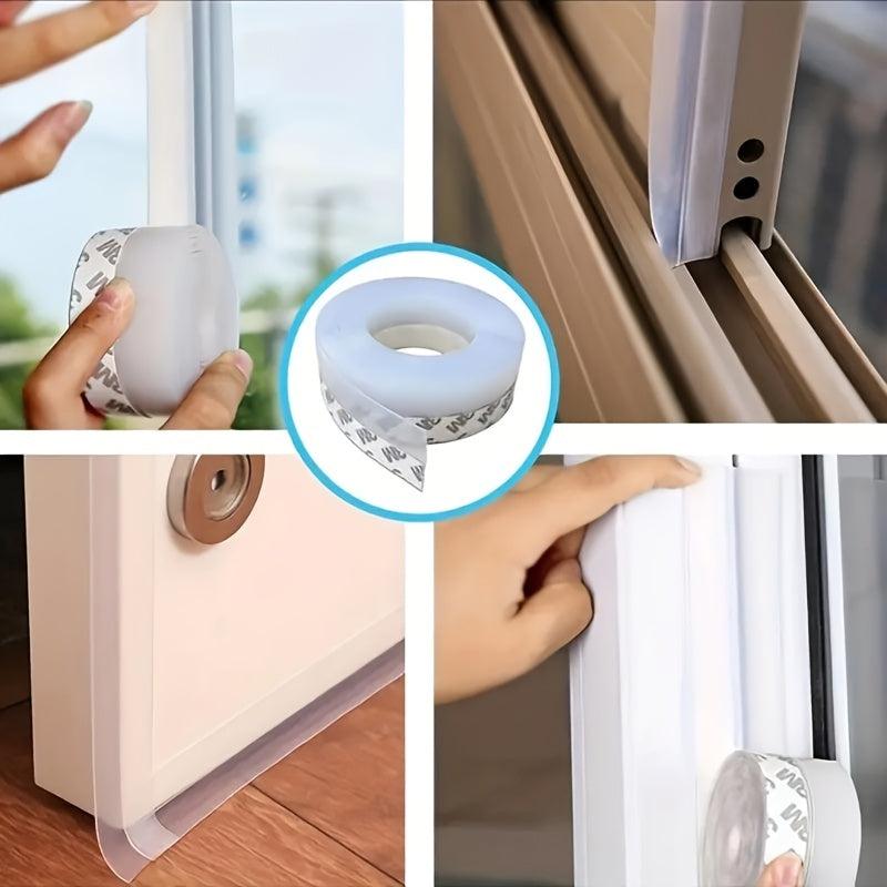 Silicone Roll Door Draft Stoppers Self Adhesive Weatherstrip