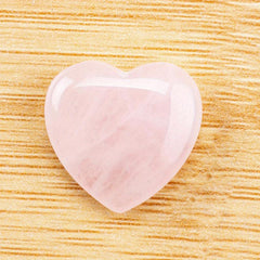 Heart Shaped Crystal Stone Amethyst Rose Quartz Palm Moonstone Meditation