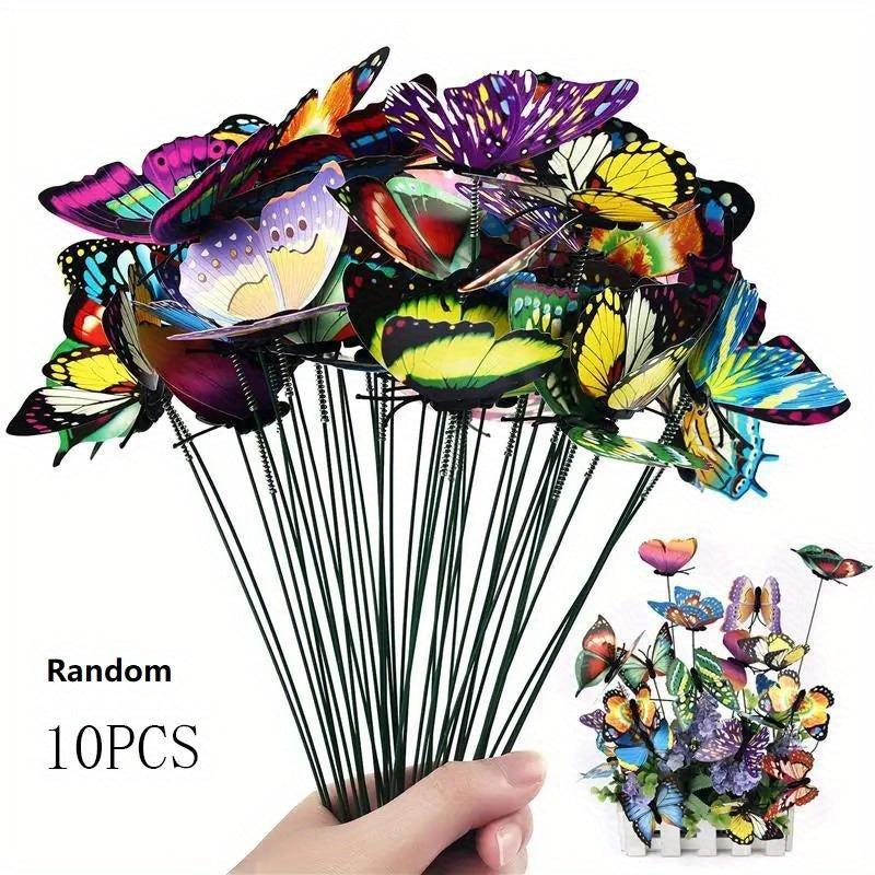 Artificial Butterfly Stakes Garden Ornaments Yard Decor