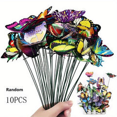 Artificial Butterfly Stakes Garden Ornaments Yard Decor