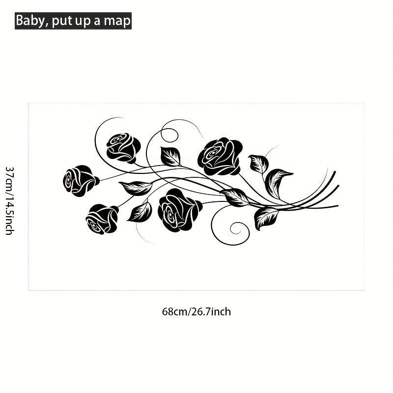Personalized Branches & Leaves Flowers Wall Sticker