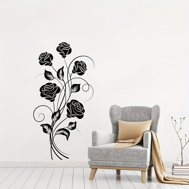 Personalized Branches & Leaves Flowers Wall Sticker
