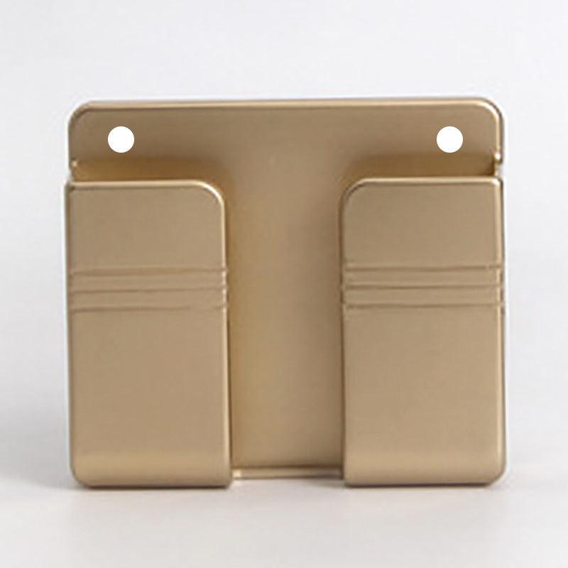 Wall Mounted Organizer Storage Box Remote Control Mobile Phone Plug Holder