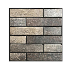 10pcs Self Adhesive 3D PVC Tile Wall Sticker Covers for Kitchen Bathroom