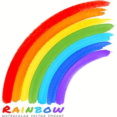 Colorful Rainbow Wall Sticker, Self Adhesive, Home Decoration