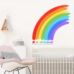 Colorful Rainbow Wall Sticker, Self Adhesive, Home Decoration