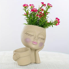 Rustic Double Flower Pot for Indoor and Outdoor Decor