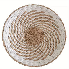 Straw Woven Moon Wall Hanging Decoration for Home - Nordic Style