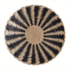Straw Woven Moon Wall Hanging Decoration for Home - Nordic Style
