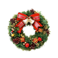 Christmas Wreath Window Sticker Glass & Wall Decor 11.8 Inches