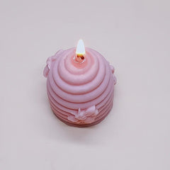 Bee Themed Silicone Candle Mold - Create Stunning Beehive Design