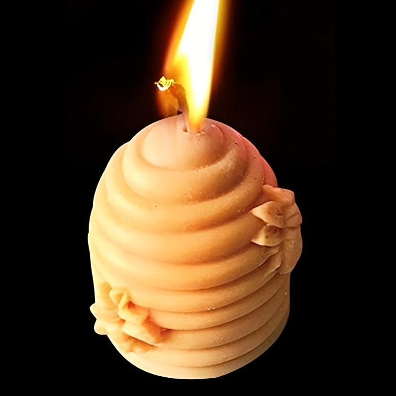 Bee Themed Silicone Candle Mold - Create Stunning Beehive Design