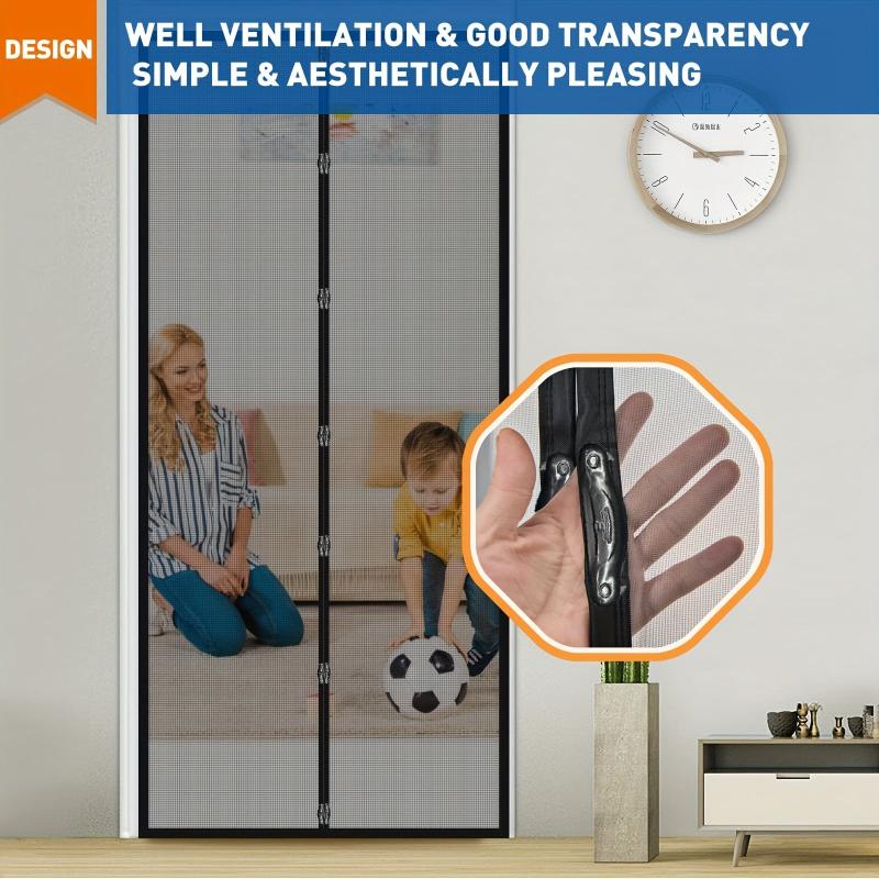 Magnetic Screen Door - Heavy Duty Retractable Mesh Screen