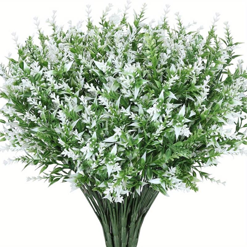 Artificial Lavenders Simulation Flowers Plants Home Decor Purple 35cm