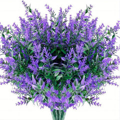 Artificial Lavenders Simulation Flowers Plants Home Decor Purple 35cm