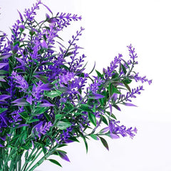 Artificial Lavenders Simulation Flowers Plants Home Decor Purple 35cm